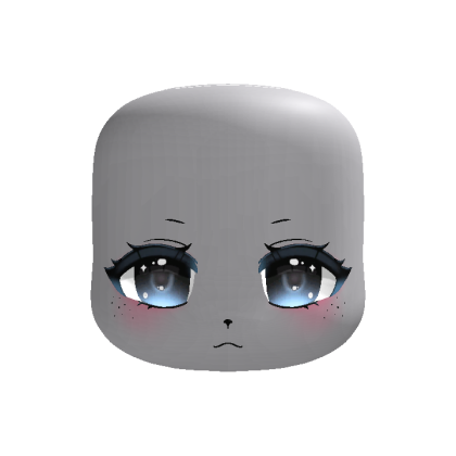 (Glowing) moe fawn anime deer eyes in blue