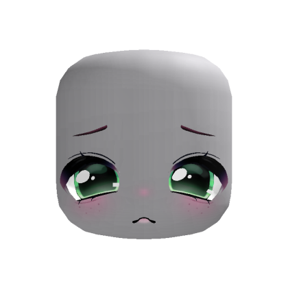 kawaii puppy eyed bunny green