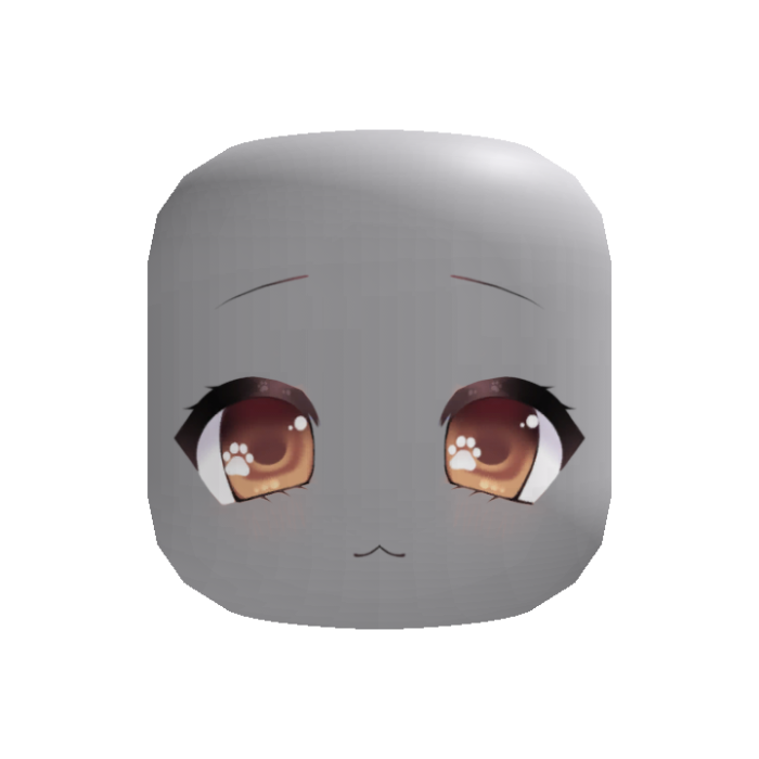 neko chocola catgirl brown paw eyes face