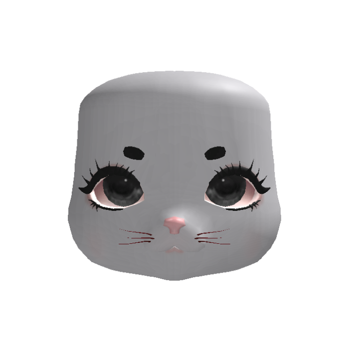 [Animated] Sweet Bunny Head Black Eyes
