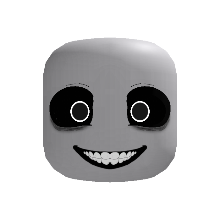 [Animated] Creepy White Eyes Scary Face v2