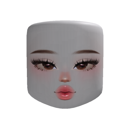 Cute Trendy Preppy Makeup Face V2 (Customizable)
