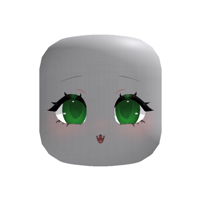 Kawaii vampire head [Green]