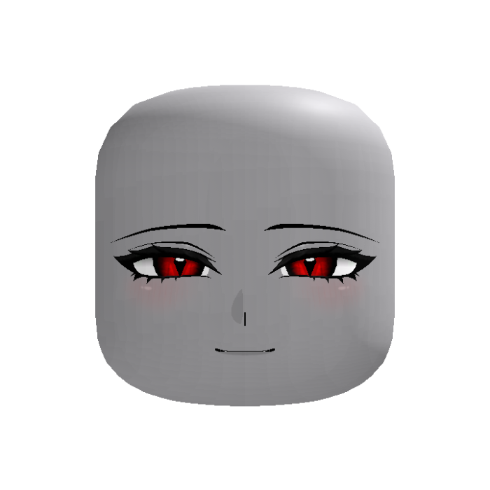 (Animated) Anime Mature Girl Face - Red