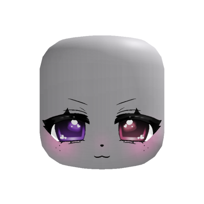 🐱 kawaii smug kitty face 🐾 purple pink 🦄