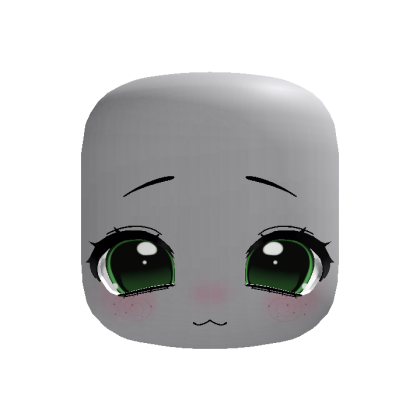 cute green shy moe eyes (animated)