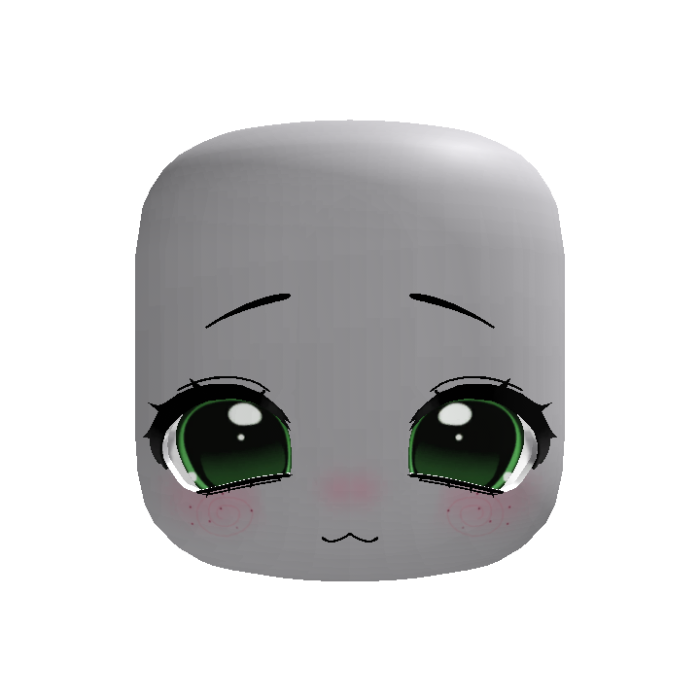 cute green shy moe eyes (animated)