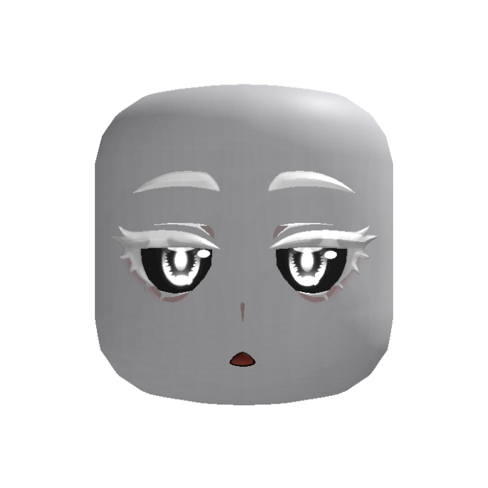 Albino Ifrita Kawaii Demon Face White