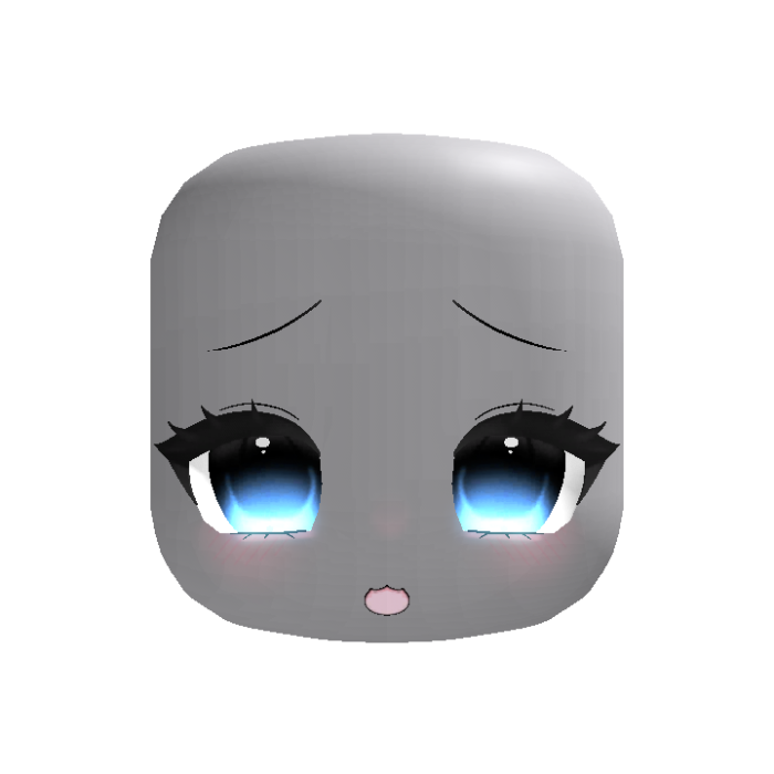 [GLOWING] Cute Kawaii Anime Glowy Eyes Blue
