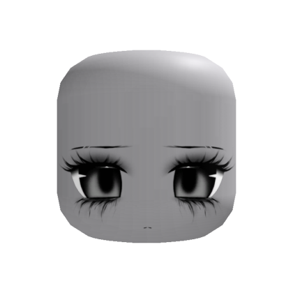 ⸸Messy makeup moe face⸸ (grey eyes)