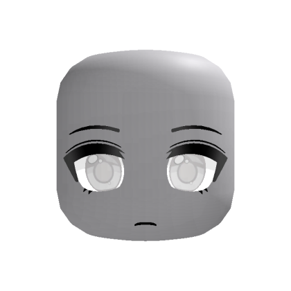 White Tired Eyes Cute Emo Sad Bored Anime Face