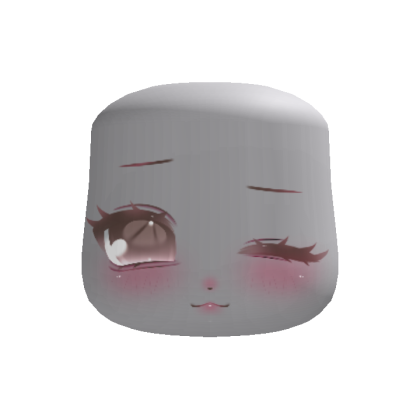 𑄝੭ nya !! cutesy kitty cat girl winky face brown