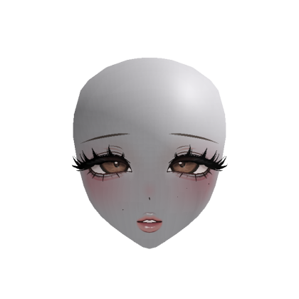 Elegant Pretty Anime Girl Face (NO OUTLINE)