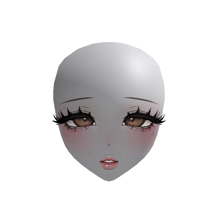 Elegant Pretty Anime Girl Face (NO OUTLINE)