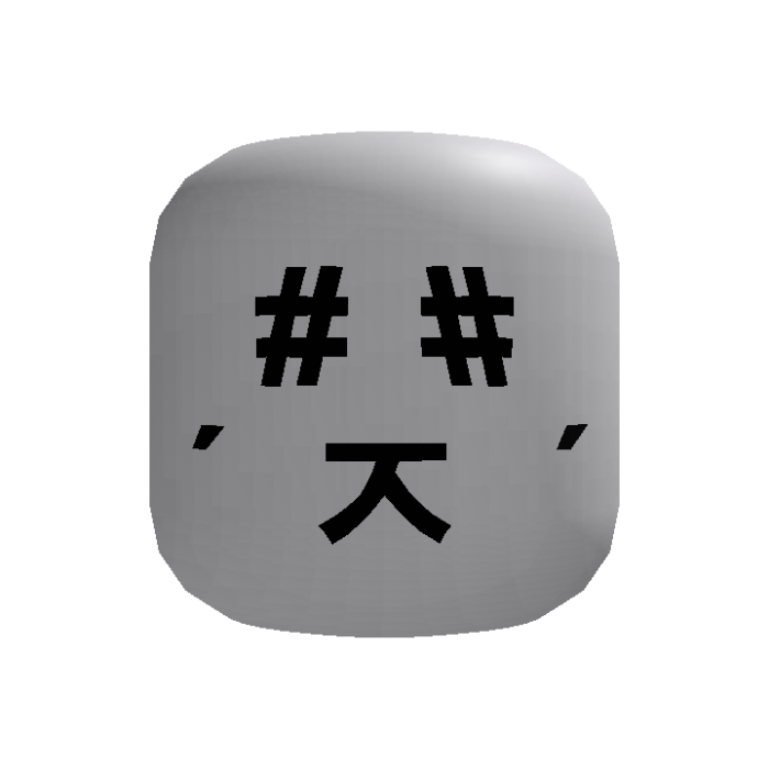 Deceased Bunni Kaomoji Face