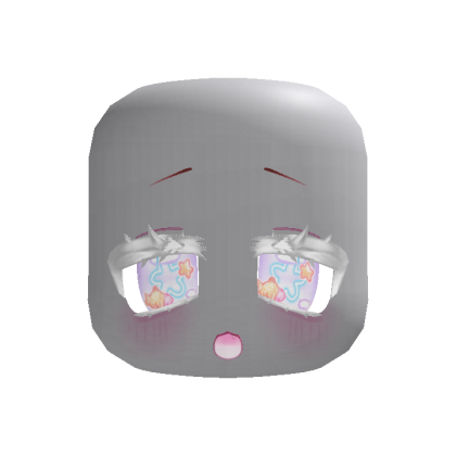 (animated) excited albino taiyaki anime eyes blue