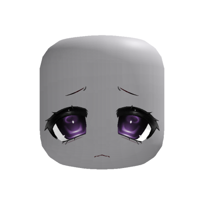 Sad Tired Teary Pouty Male Boy Face Quartz Purple