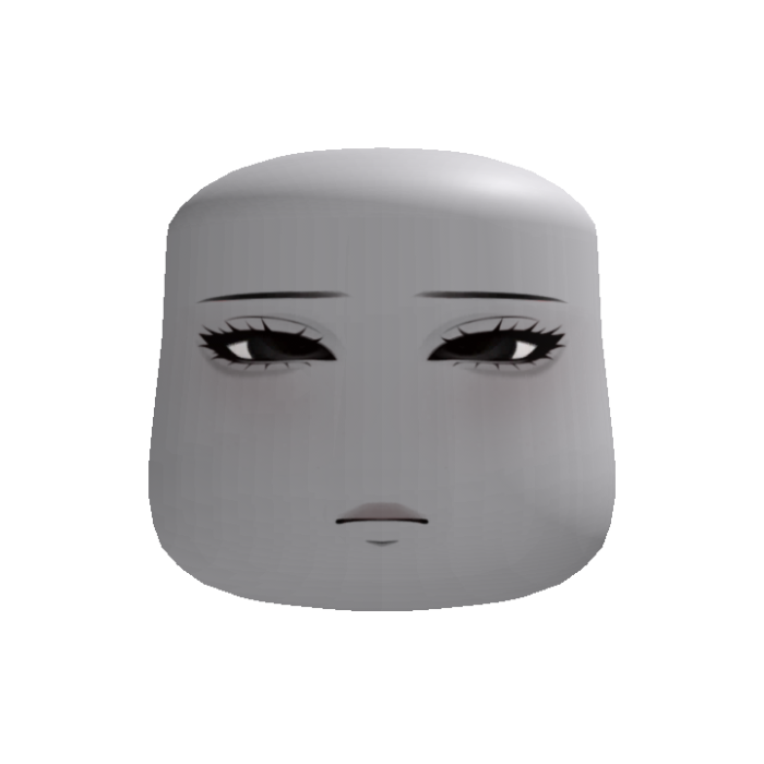 Heartless sleek pretty girl face