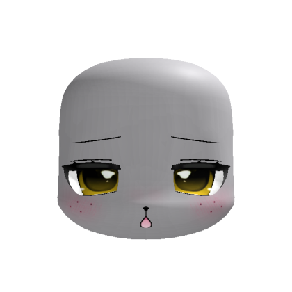 cute kawaii kigurumi puppy mutt face yellow
