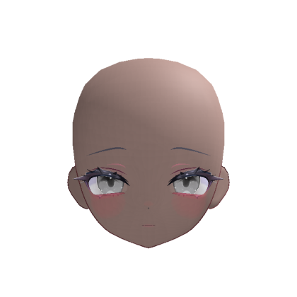 Anime Doll Head Serene Recolorble (Deep)
