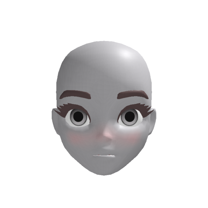 Stylized Female Character Head
