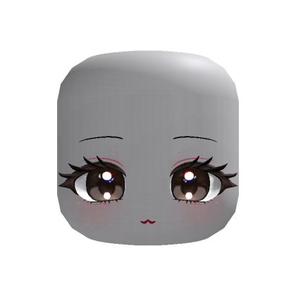 🍀Animated Cute Chibi Face(Brown)