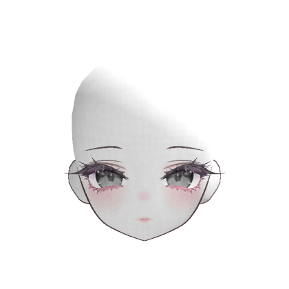 Anime Doll Head Lofty Recolorble (White)