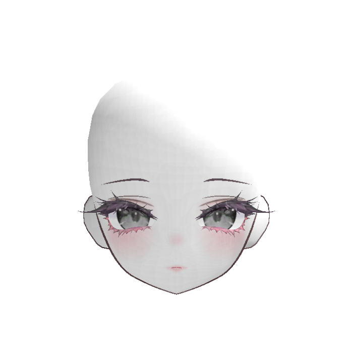 Anime Doll Head Lofty Recolorble (White)
