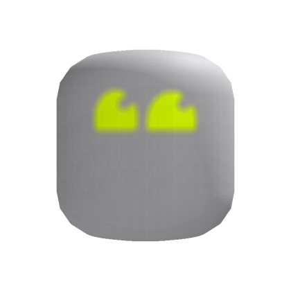 Lime Green Glowing Eyes Face thumbnail