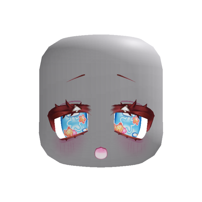 (animated) excited taiyaki anime eyes in blue