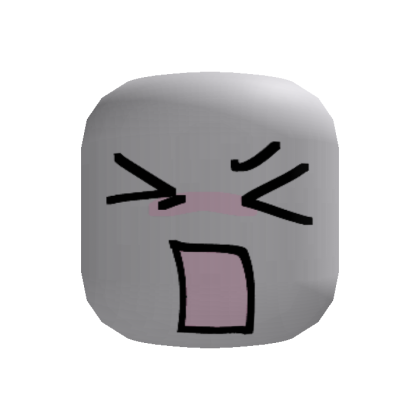 Recolorable Silly Screaming Mad Angry Goober Face