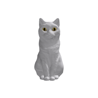 Sitting Cat Y Eyes Colorable
