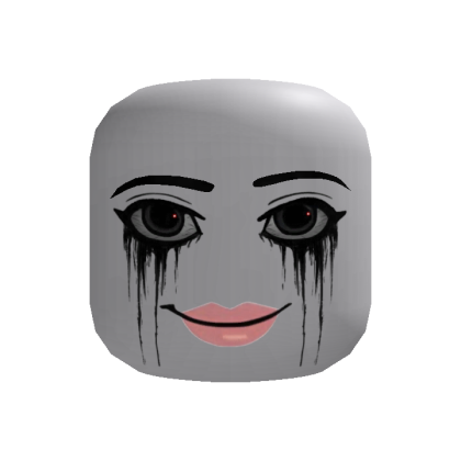 Creepy Crying Woman Face