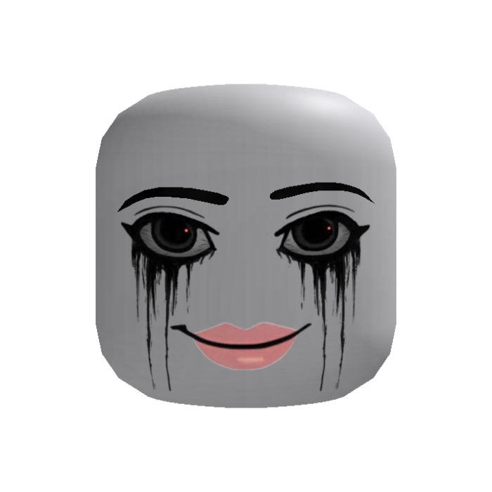 Creepy Crying Woman Face