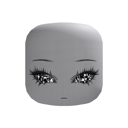 Static Glitch Possessed Doll Face White♥[Animated]
