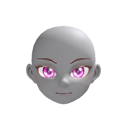 (Emissive) Cool Anime Vemi Head - Glowing Pink