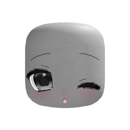 (animated) cute winking moe eyes in black