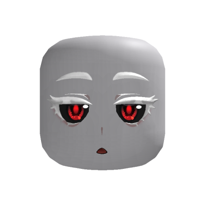 Albino Ifrita Kawaii Demon Face Coal Red