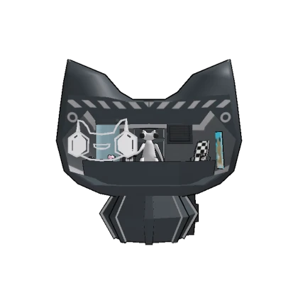 Alien Pilot Cat on Robot Mecha UFO - Roblox