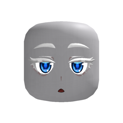 Albino Ifrita Kawaii Face Blue