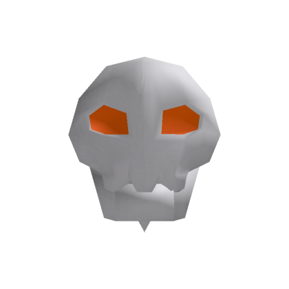 Recolorable Skelly With Orange Eyes Head