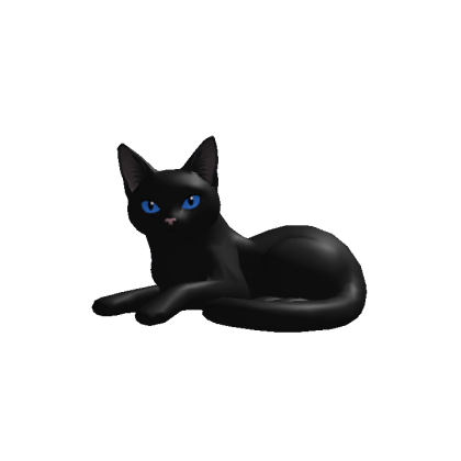 Cute Laying Cat Head
