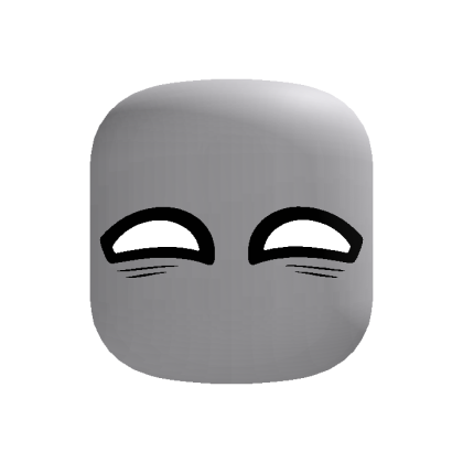 Happy Cartoony Face w/ Glowing Eyes