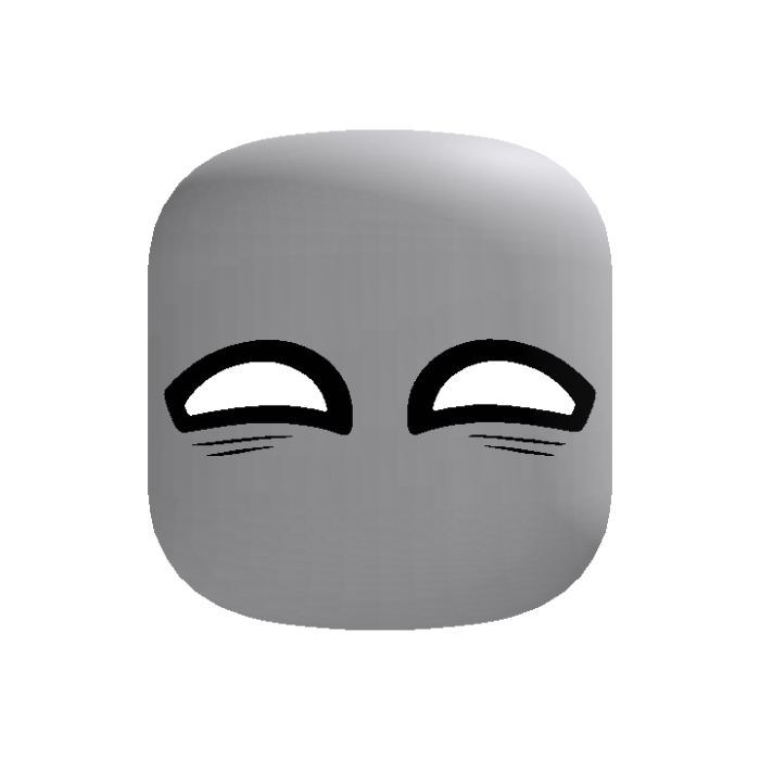 Happy Cartoony Face w/ Glowing Eyes