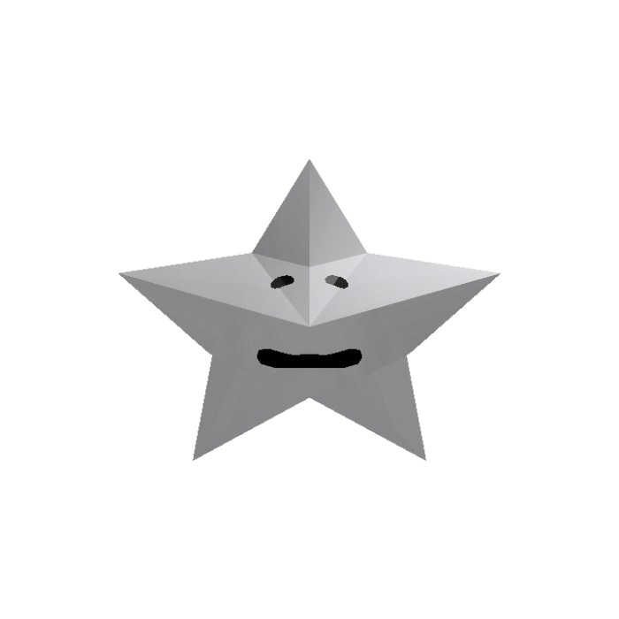 Recolorable Star Head.