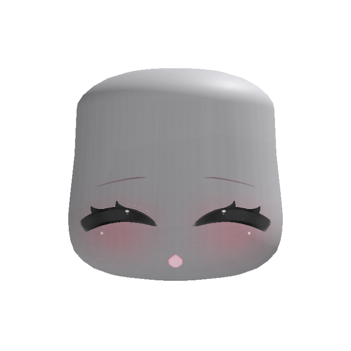 kawaii happy girly anime chibi face