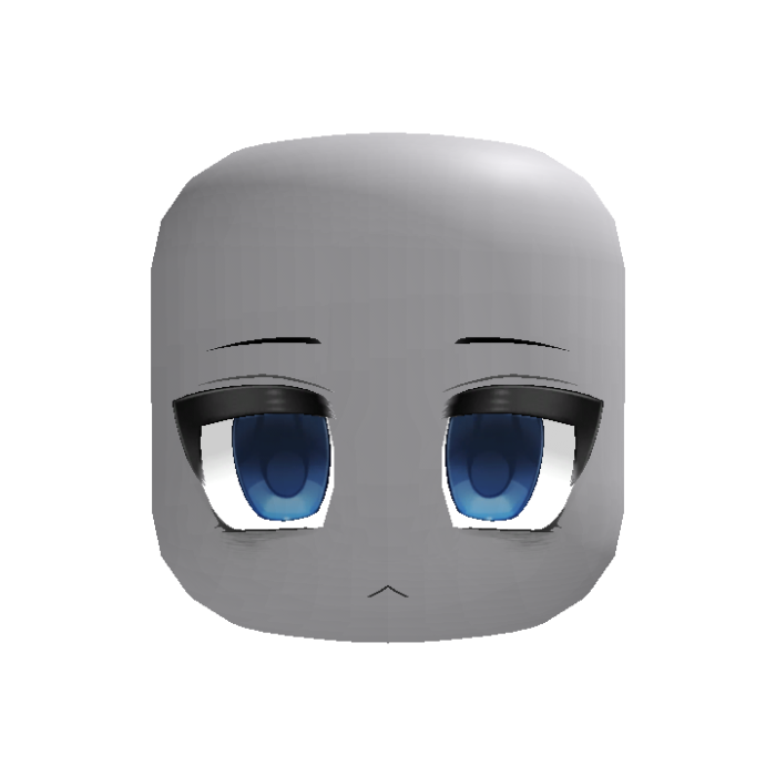 Blue Cute Doll Anime Eyes