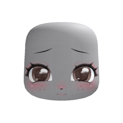 ♡ Concerned little bunny face brown eyes 🐰💞