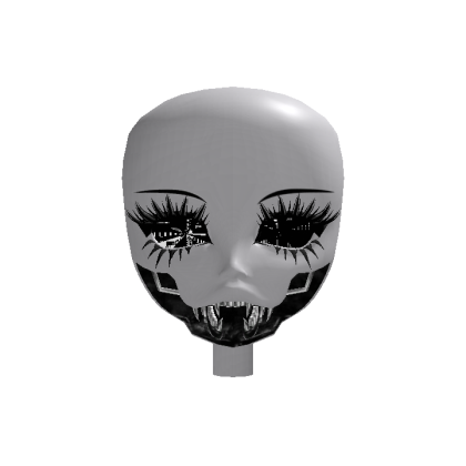 Horror Head Parasite Glitched Eyes