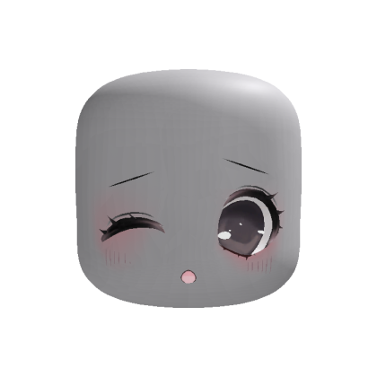 adorb winking suprised anime eyes grey thumbnail
